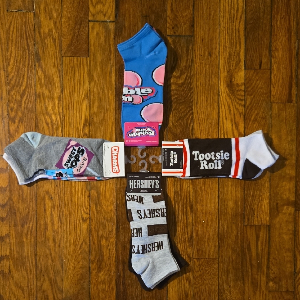Candy Novelty Sock Bundle 8 Pairs